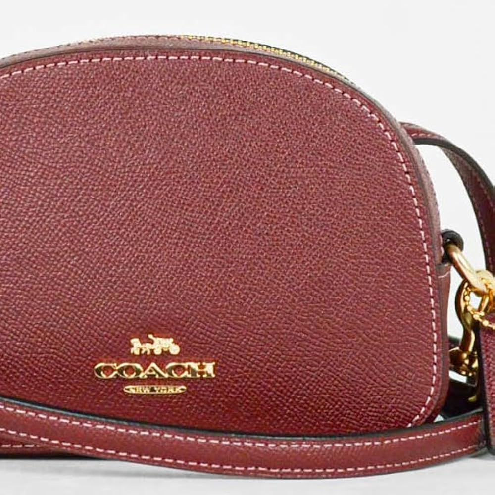 coach ボストンバック　ワインレッド COACH コーチ ハンドバッグ ミニボストンバッグ レザー 本革